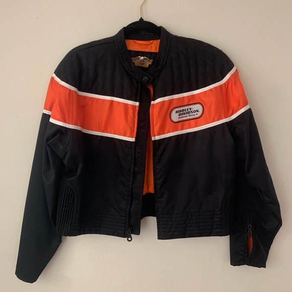 Harley-Davidson Jackets & Blazers - Size Large - Women’s Vintage Harley Davidson Motorcycle Racing Jacket